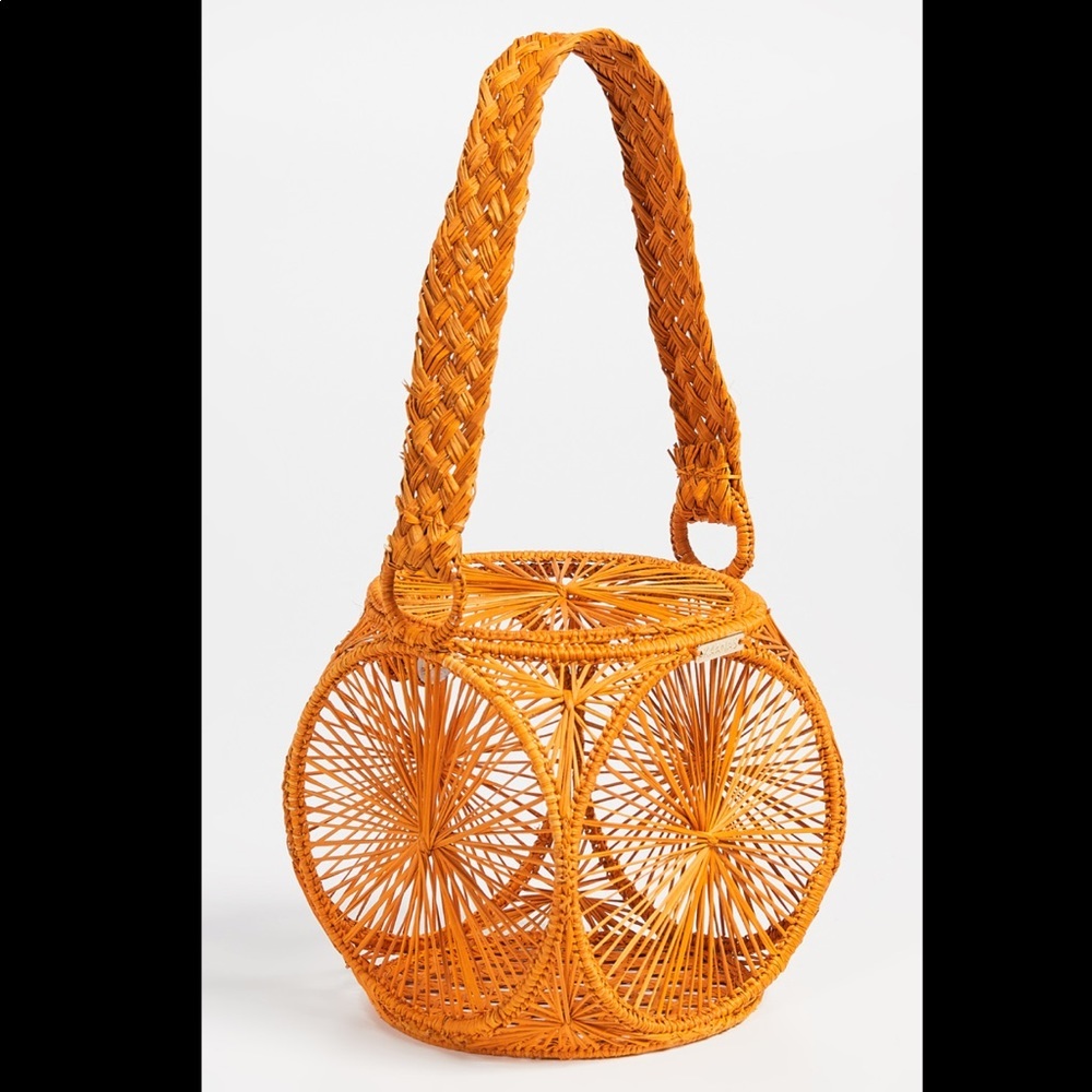 NWT! Kaanas Lorica Lantern Handwoven Bag